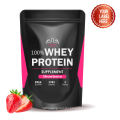 Sports Whey Protein Powder Nutrition BCAA Strawberry Milkshake Custom Manufacturer OEM